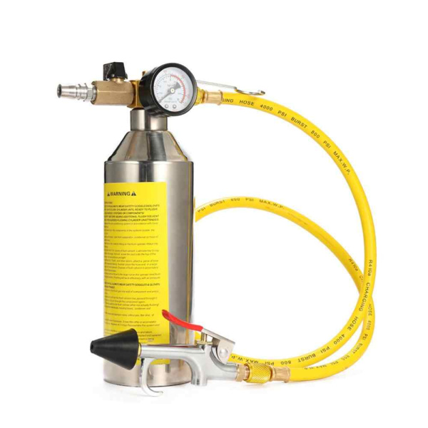 Устройство с манометром для очистки капиллярки,конденсатора и хол.системы